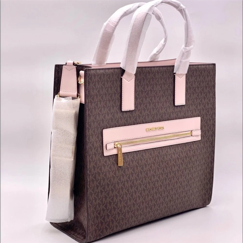 Michael Kors Kenly Large Logo Tote_7